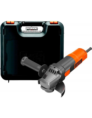 Smerigliatrice Angolare 115 mm Black Decker 900 Watt 12000giri/min BEG210K