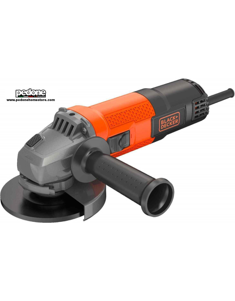 Smerigliatrice Angolare 750W Velocità 12000 giri/min 115 mm Black Decker  BEG110 - Pedone S.r.l. Dept Store