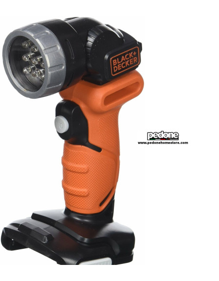 BLACK+DECKER BDCCF12N XJ TORCIA 12V CON TESTA PIVOTANTE A 90 UNITA' SENZA BATTERIA