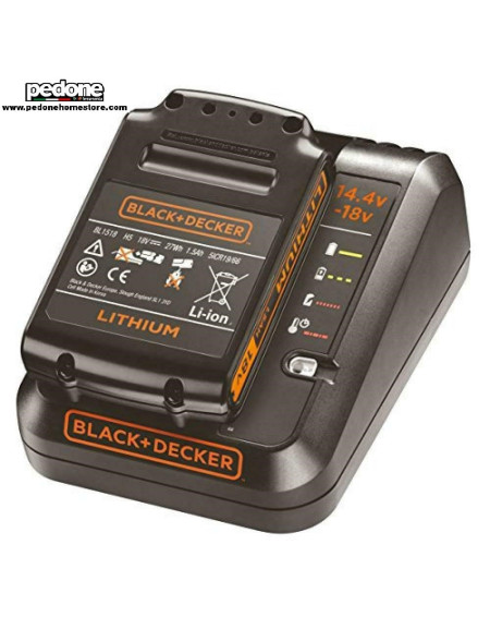 BLACK+DECKER BDC1A15-QW Kit batteria al Litio 18V + caricabatterie