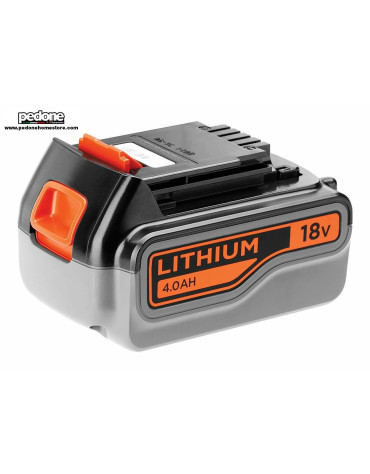 Black+Decker Batteria a litio 18V 4AH di ricambio BL4018