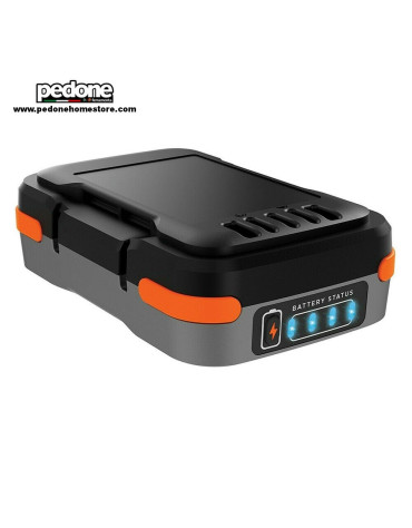 BLACK&DECKER BATTERIA AL LITIO 12V 1.5AH CARICABATTERIE USB POWER BANK BDCB12B