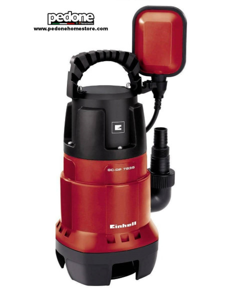 Pompa sommersa acque sporche Einhell GH-DP 7835 - Elettropompa a immersione  780W - Pedone S.r.l. Dept Store