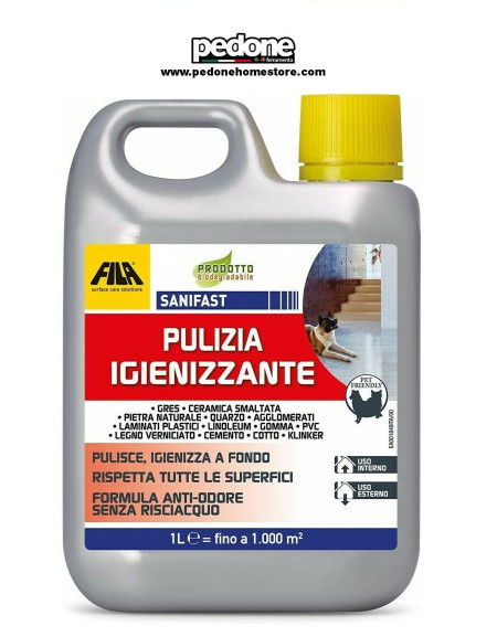 Fila Sanifast Igienizzante Surface Care Solutions Sanifast 1L