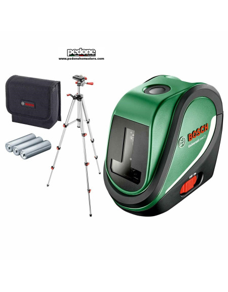 Bosch Livella Laser Multifunzione UniversalLevel, 2 Set, 3 batterie AA, in Borsa