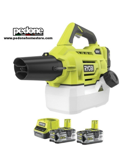 ATOMIZZATORE INTERNI ESTERNI RYOBI RY18FGA + 2 BATT 18V 5AH + CARICATORE