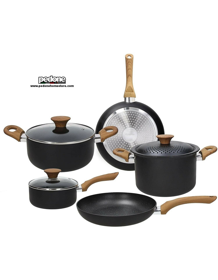 23 pezzi Set Pentole Per Induzione Set da Forno - Batteria Pentole  Antiaderente Ceramica Rame - Set Pentole Induzione Padelle Induzione con  Coperchi - Batteria da Cucina : : Casa e cucina