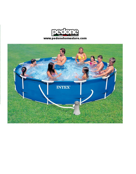 PISCINA FUORITERRA FRAME CON TELAIO TONDA INTEX CM. 305X76H CON POMPA 27261