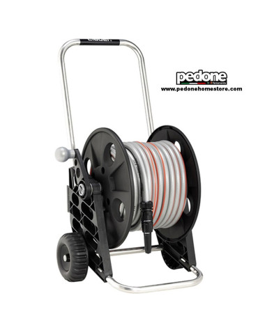 CARRELLO AVVOLGITUBO CLABER GENIUS COMPACT PRONTO 25MT 8858 TUBO USO IRRIGAZIONE C/RACCORDI