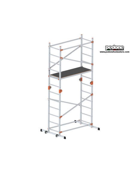 TRABATTELLO IN ALLUMINIO MULTIUSO FAST&LOCK 200 ALTEZZA MAX 4,00 MT