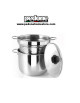 PENTOLA CUOCIPASTA IN ACCIAIO INOX PER INDUZIONE CON COPERCHIO D.22 CM GNALI
