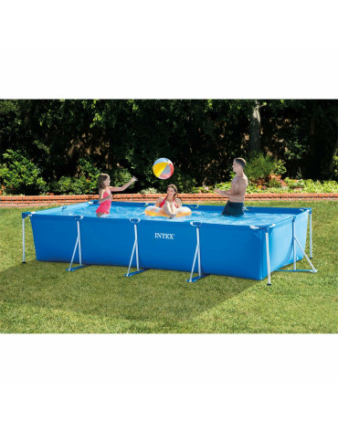 PISCINA INTEX RETTANGOLARE 450X220X84 FRAME DA ESTERNO SENZA POMPA