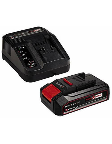 KIT POWER-X-CHANGE 18V BATTERIA 2,5Ah + CARICABATTERIE EINHELL