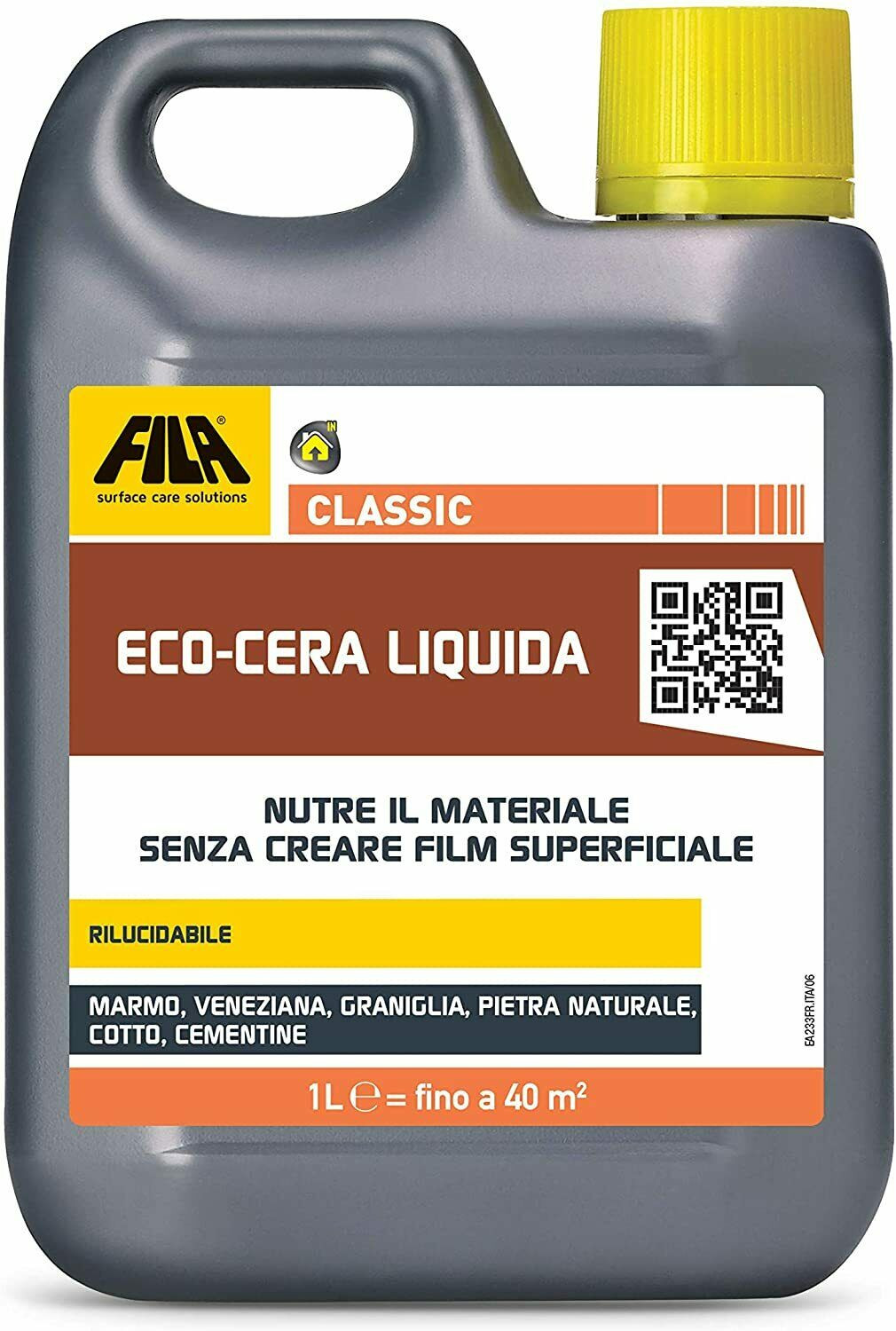 Fila Classic Cera Liquida Da 1 Litro Cera Per Pavimenti In Cotto Pietre  Marmo - Pedone S.r.l. Dept Store