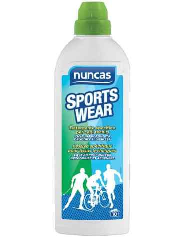 NUNCAS Detersivo bucato Sportswear per capi sportivi 750 ML