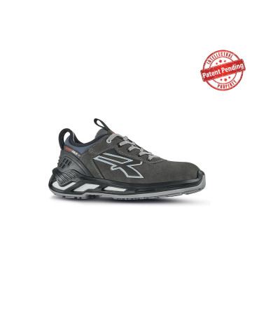 Scarpe basse da lavoro U Power Byron S3 SRC CI ESD nere leggere