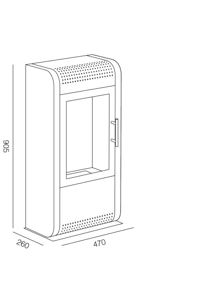 BIOCAMINO RUBIS MODÈLE DUBAI BLANC TECNOAIR SYSTEM