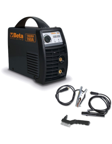 Saldatrice Inverter 160A MMA ad Elettrodo BETA Portatile con Cavi e Pinze 1860BH