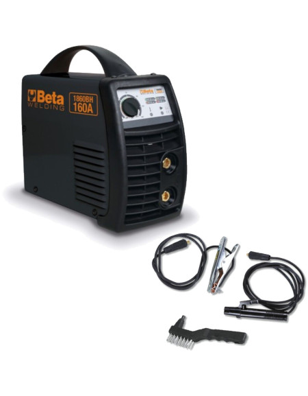 Saldatrice Inverter 160A MMA ad Elettrodo BETA Portatile con Cavi e Pinze  1860BH - Pedone S.r.l. Dept Store