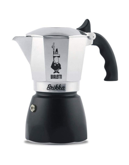 BIALETTI Nuova Brikka  Tazze Moka Caffetteria Caffè Espresso come al Bar