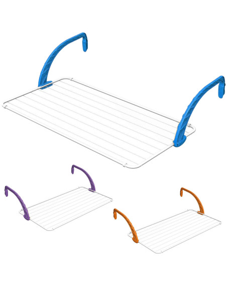 Stendibiancheria Balcone Gimi Stendino da vasca da bagno L 100 cm Brezza 100 Regolabile