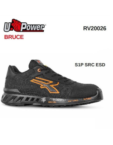 U-POWER BRUCE SCARPA BASSA ANTINFORTUNISTICA RV20026 S1P SRC ESD