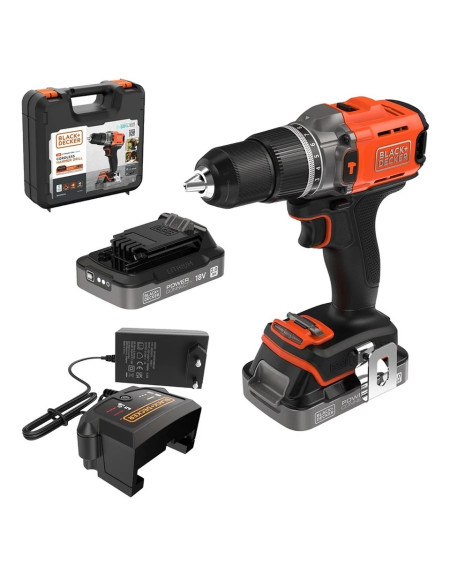 TRAPANO AVVITATORE A BATTERIA CON PERCUSSIONE BCD383D XK-QW 18V - 2 batterie TRAPANO AVVITATORE A BATTERIA CON PERCUSSIONE BCD383D XK-QW 18V - 2 batterie