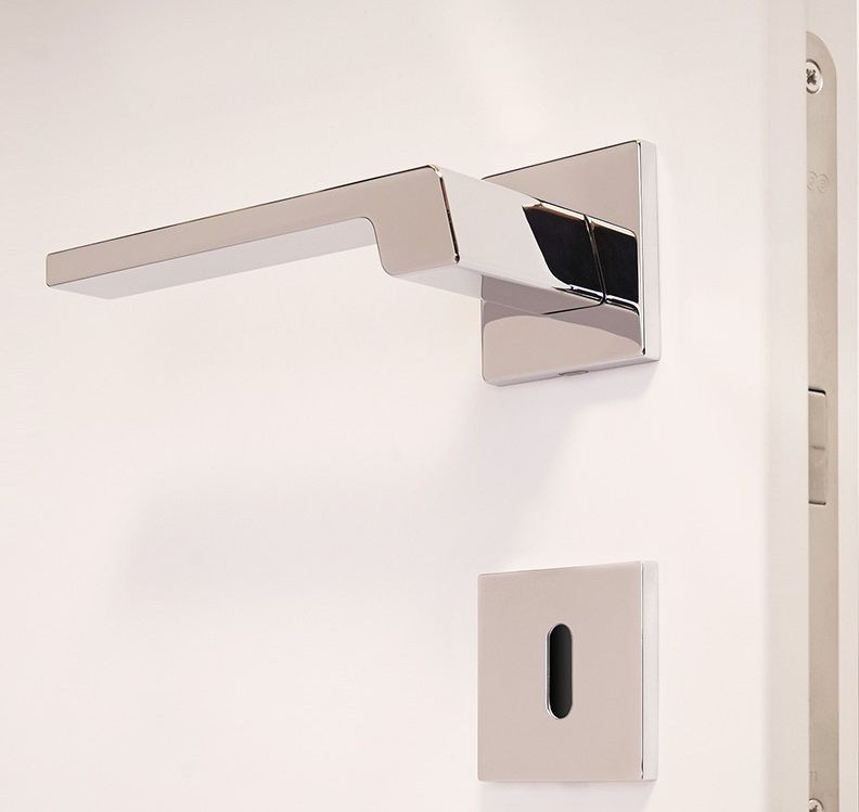 Maniglia Porta Interna LINEA CALI' CORNER - Cromo Satinato Con Accessori - Foto 4