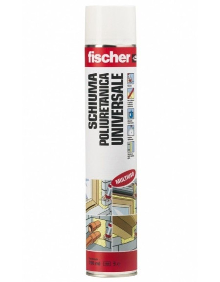 Schiuma Poliuretanica Fischer Manuale 750ml