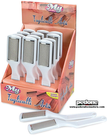 Toglicalli Raspacalli Artù in plastica esfoliante manicure e pedicure