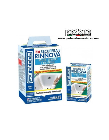 RECUPERA E RINNOVA VASCHE E SANITARI - SARATOGA BICOMPONENTE ML.375+1000