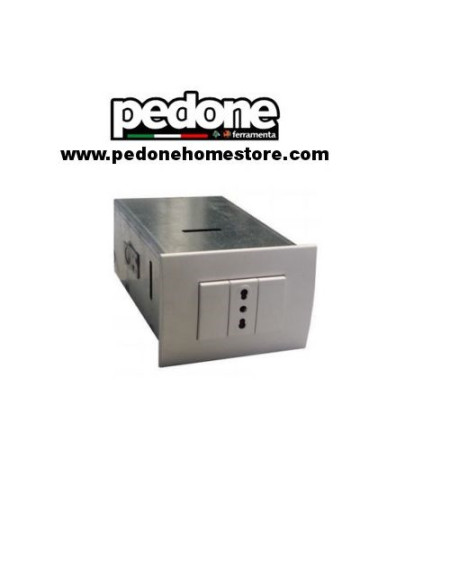 CASSAFORTE INVISIBILE A SCOMPARSA INCASSO PRESA CORRENTE CAMALEONTE 1  CASSETTO - Pedone S.r.l. Dept Store