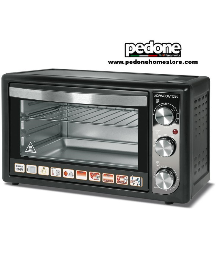 JOHNSON X35 FORNO FORNETTO ELETTRICO 35 LITRI STATICO E ...