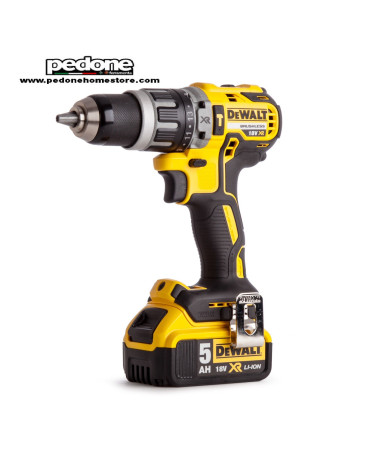 DEWALT DCD796P2 TRAPANO BRUSHLESS PERCUSSIONE 18V BATTERIE AL LITIO 5Ah+VALIGIA TRASPORTO GRATIS!