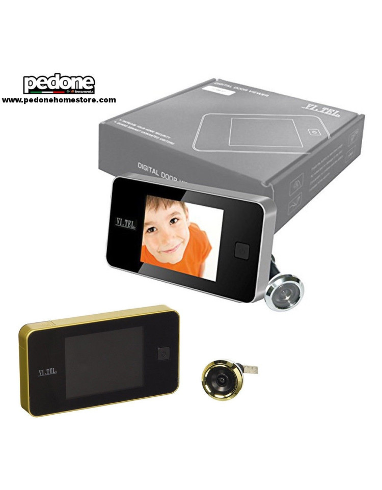 Spioncino Digitale Per Porte Blindate Vitel E0372 SPEDIZIONE GRATIS -  Pedone S.r.l. Dept Store