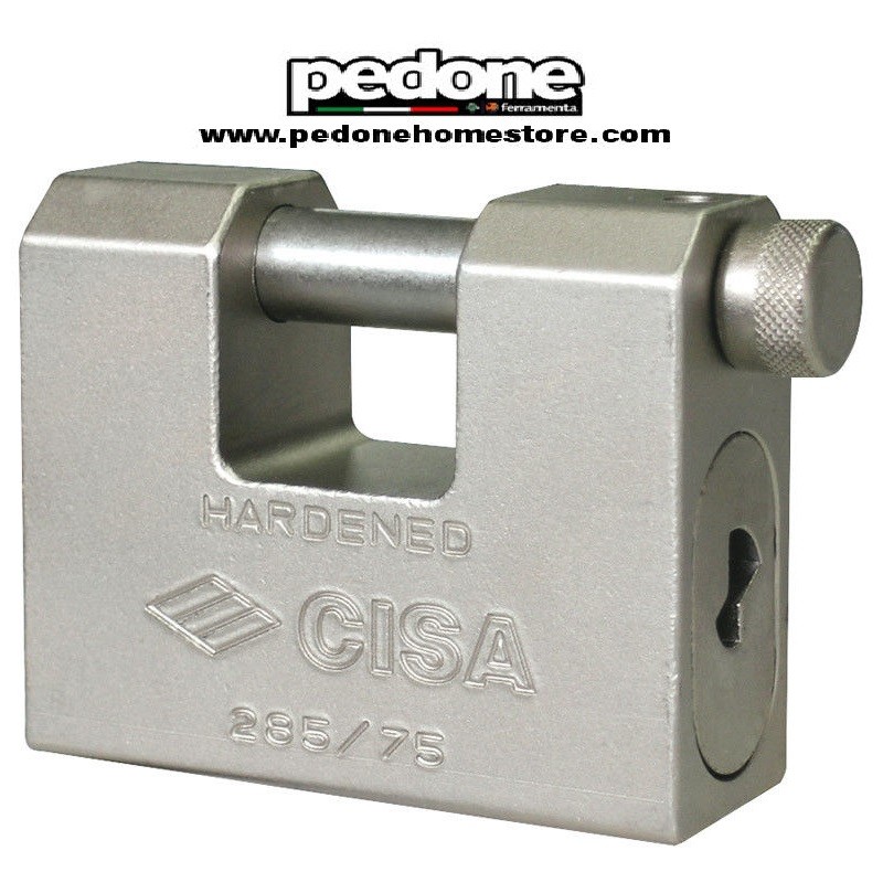 CISA CISA LUCCHETTO ANTI SCASSO MM 75 E MM 84 ACCIAIO CEMENTATO ART.28550 