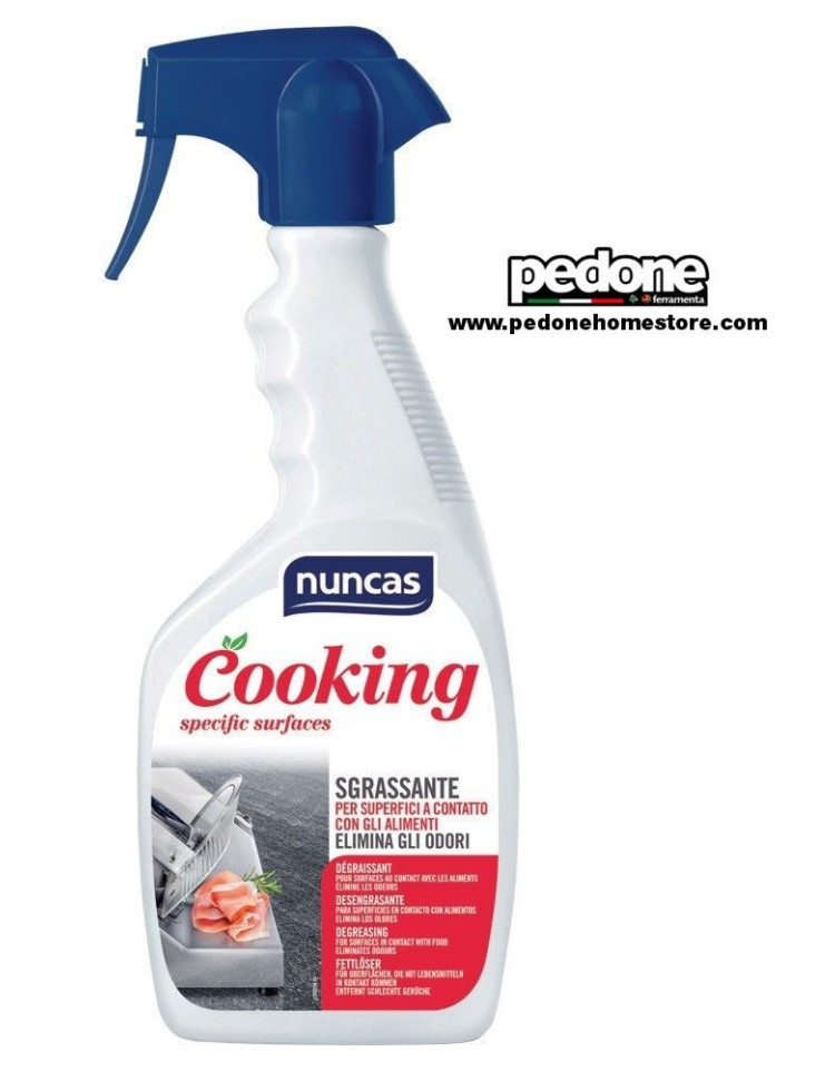 Sgrassante detergente per superfici a contatto con gli alimenti NUNCAS  Cooking - Pedone S.r.l. Dept Store